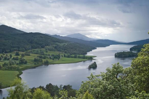 The Queens View and Loch Tummel The Queens View and Loch Tummel