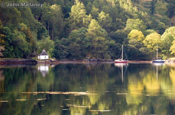 Loch Duich which surrounds Eilean Donan Loch Duich which surrounds Eilean Donan