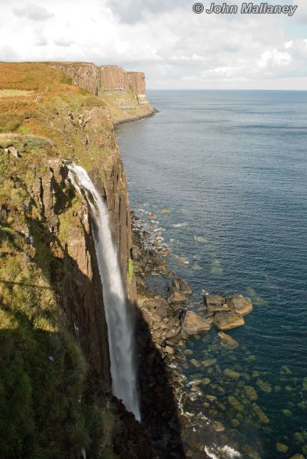Kilt rock waterfall