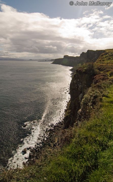 Kilt rock coastline