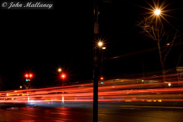 Light Trails next to the Seine