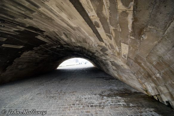 Under Pont Neuf bridge